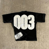 Threebooy Harajuku Punk Goth Graphic T Shirts Black Oversized Loose Men and Women Short Sleeved Tops Casual Versatile Round Neck T Shirt